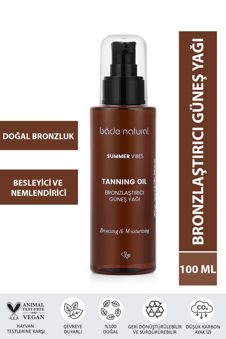 Bronzlaştırıcı Güneş Yağı %100 Doğal 100 ml