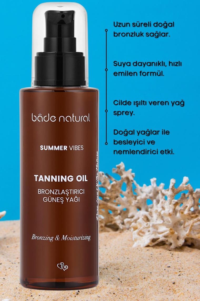 Bronzlaştırıcı Güneş Yağı %100 Doğal 100 ml