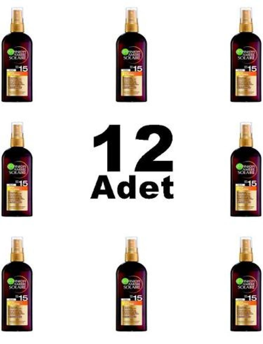 Garnier Ambre Solaire Bronzlaştırıcı Koruyucu Yağ Spf 15 150ML