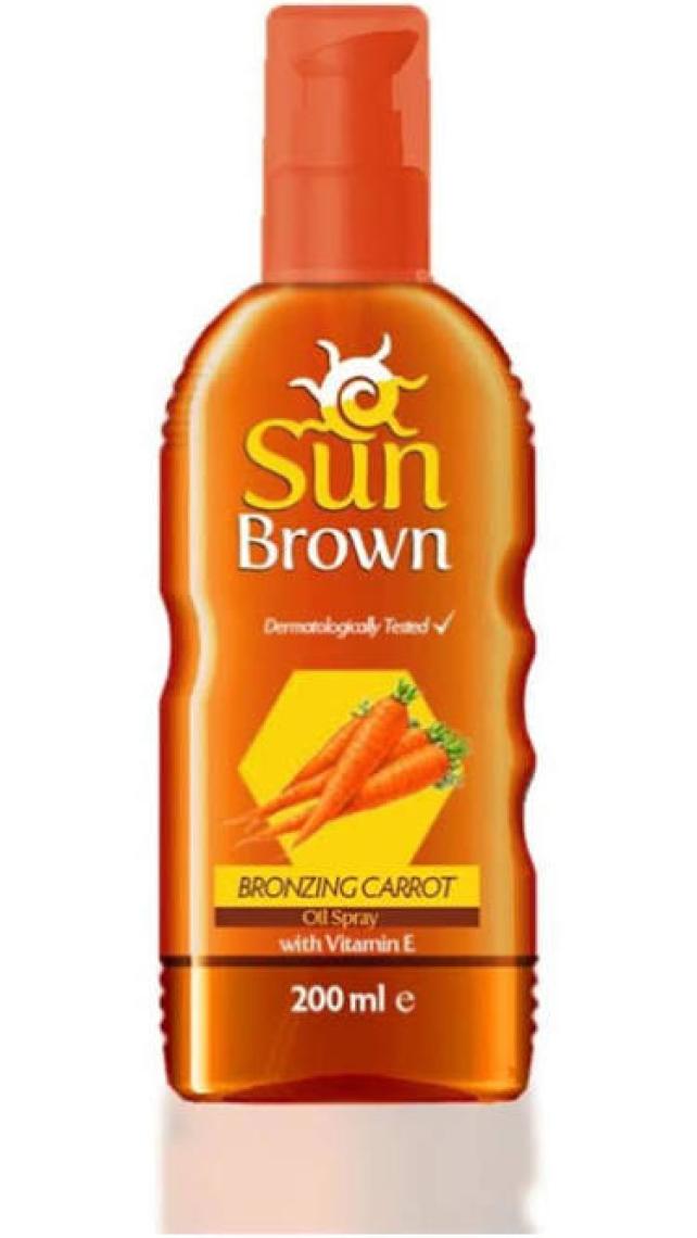 Sun Brown Yoğun Bronzlaştırıcı Havuç Yağı 200ML