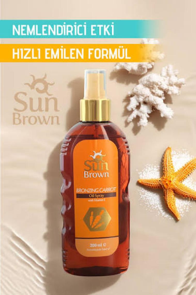 Sun Brown Yoğun Bronzlaştırıcı Havuç Yağı 200ML