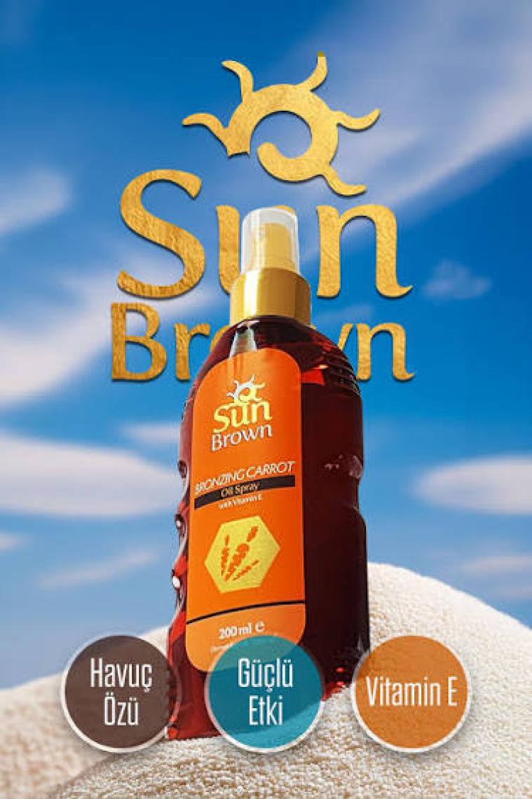 Sun Brown Yoğun Bronzlaştırıcı Havuç Yağı 200ML