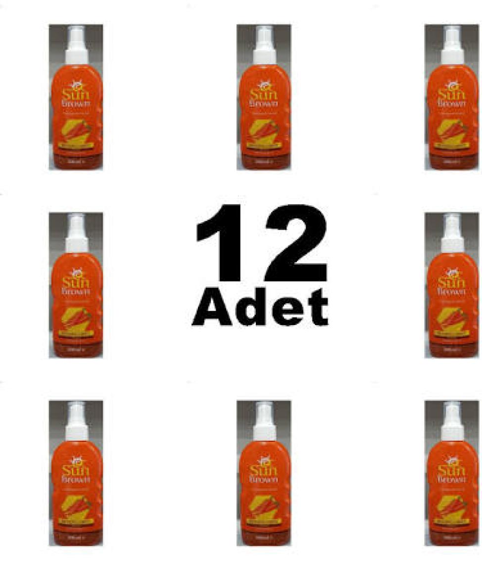 Sun Brown Yoğun Bronzlaştırıcı Havuç Yağı 200ML