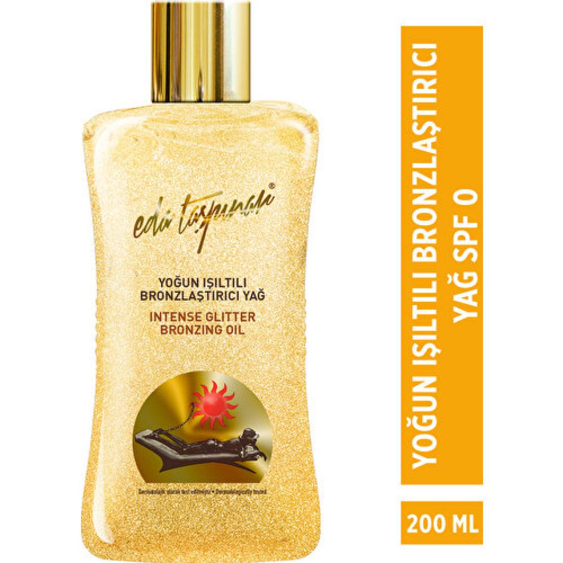Eda Taşpınar Yoğun Işıltılı Bronzlaştırıcı Yağ SPF 0 200 ml