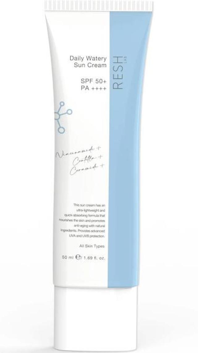 Resh Lab Daily Watery Sun Cream SPF50+ Pa++++ - Hassas Ciltler İçin Yüksek Korumalı Güneş Kremi 50 ml
