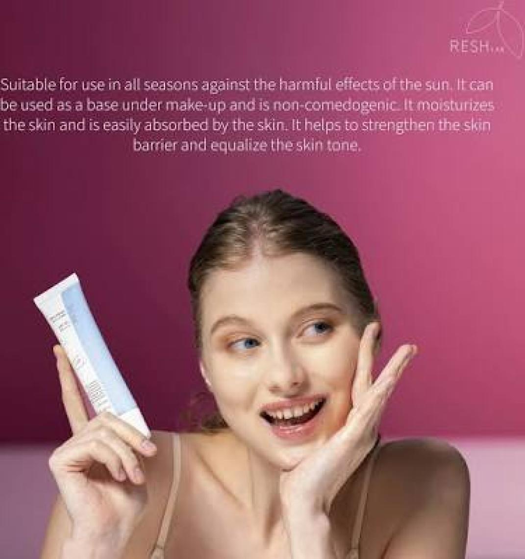 Resh Lab Daily Watery Sun Cream SPF50+ Pa++++ - Hassas Ciltler İçin Yüksek Korumalı Güneş Kremi 50 ml