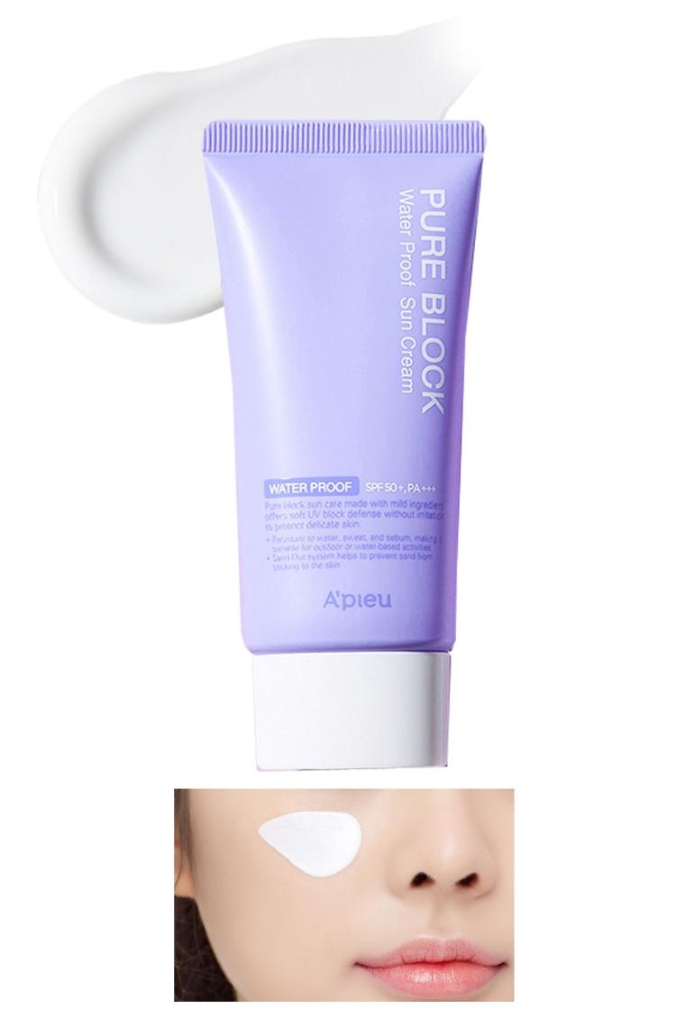 Suya Dayanaklı Güneş Kremi 50ml Apıeu Pure Block Water Proof Sun Cream Spf50 /pa