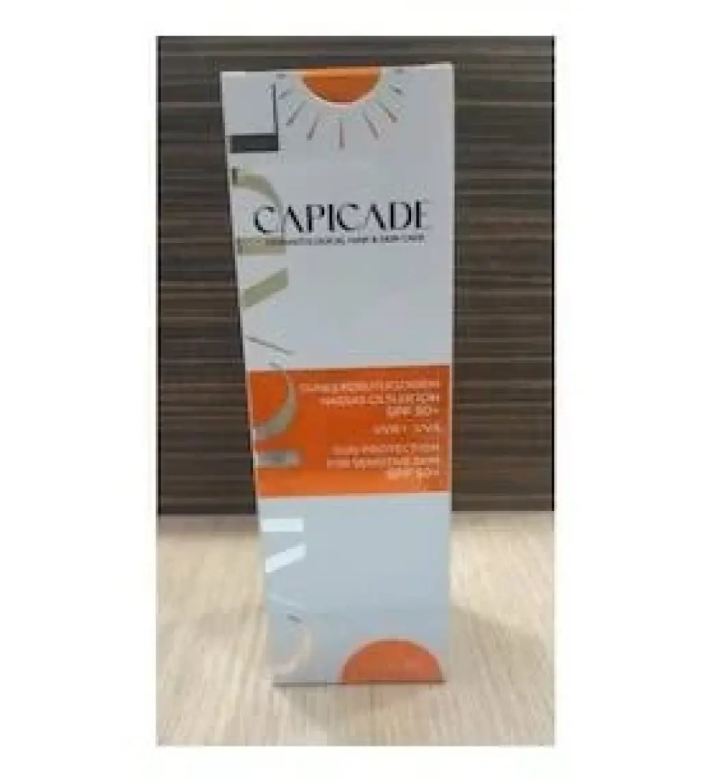 Capicade SPF50+ Güneş Koruyucu Krem 100ml - Kızarık Eğilimli ve Hassas Ciltler