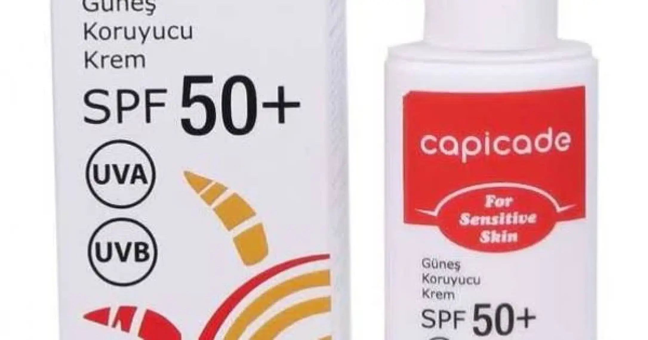 Capicade SPF50+ Güneş Koruyucu Krem 100ml - Kızarık Eğilimli ve Hassas Ciltler