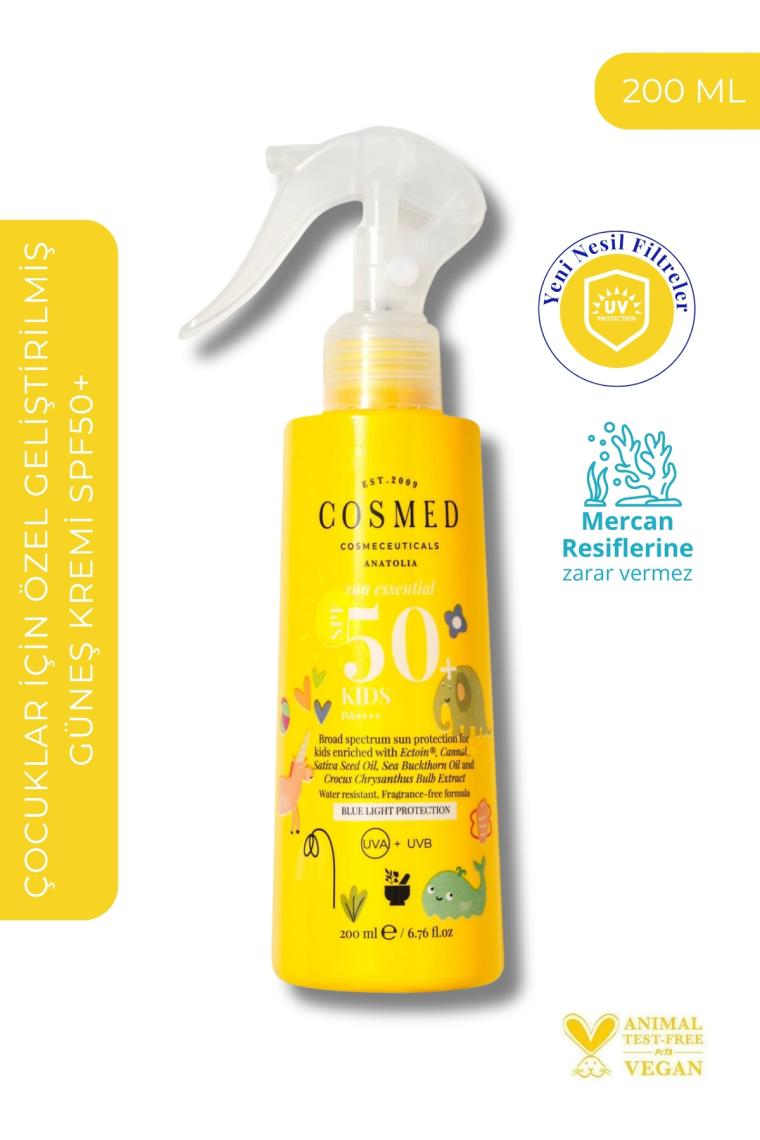 Cosmed Sun Essential Kids SPF50+ Güneş Losyonu 200 ml