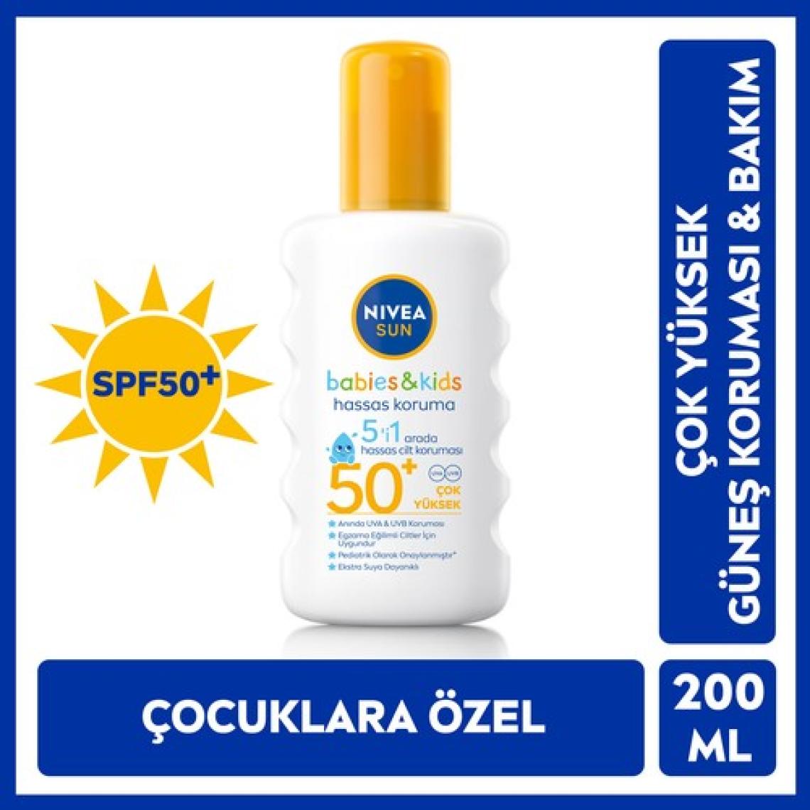Nivea Sun Babies & Kids Hassas Koruma Spf 50+ 200 ml