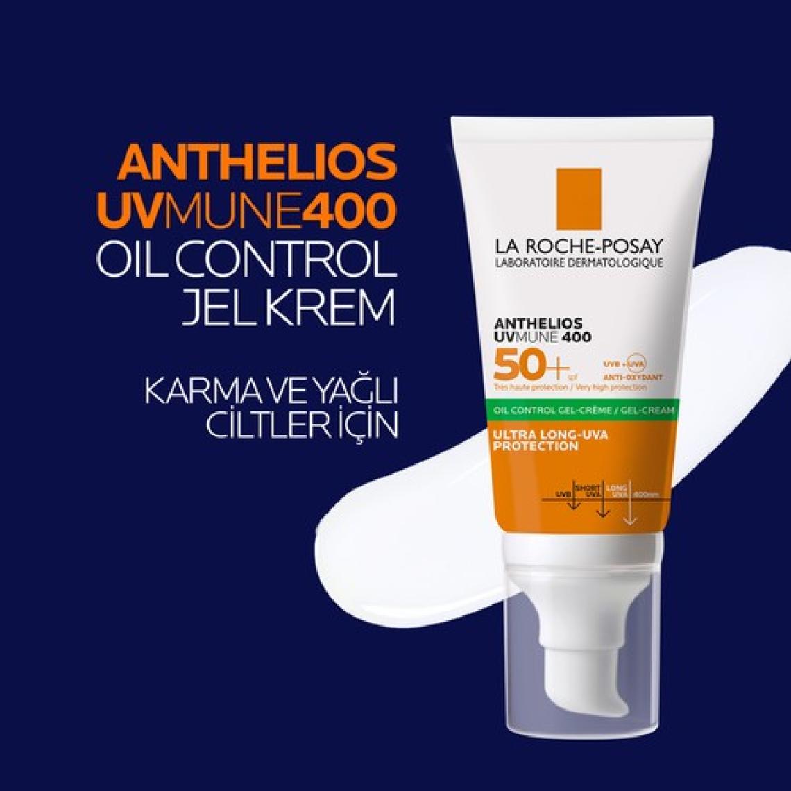Anthelios Uvmune 400 Oil Control Spf50+ Güneş Kremi 50 ml- Karma ve Yağlı Ciltler İçin