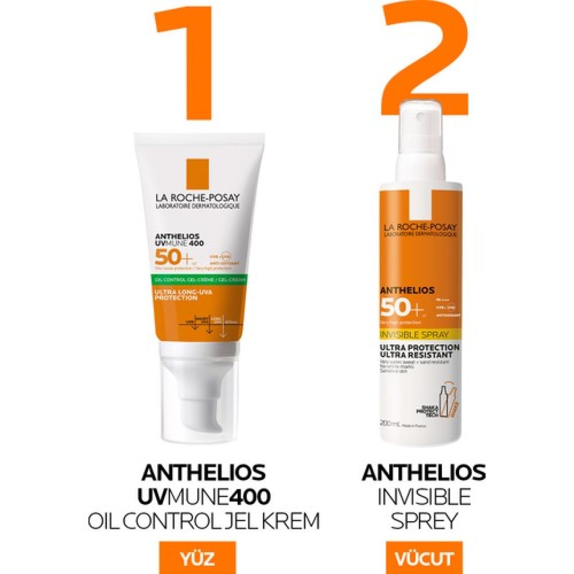 Anthelios Uvmune 400 Oil Control Spf50+ Güneş Kremi 50 ml- Karma ve Yağlı Ciltler İçin