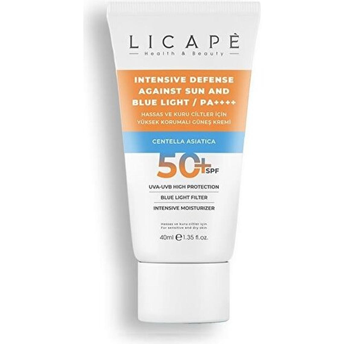 Licape Hassas ve Kuru Ciltler İçin Yüksek Korumalı +50 Faktör Güneş Kremi 40 ml