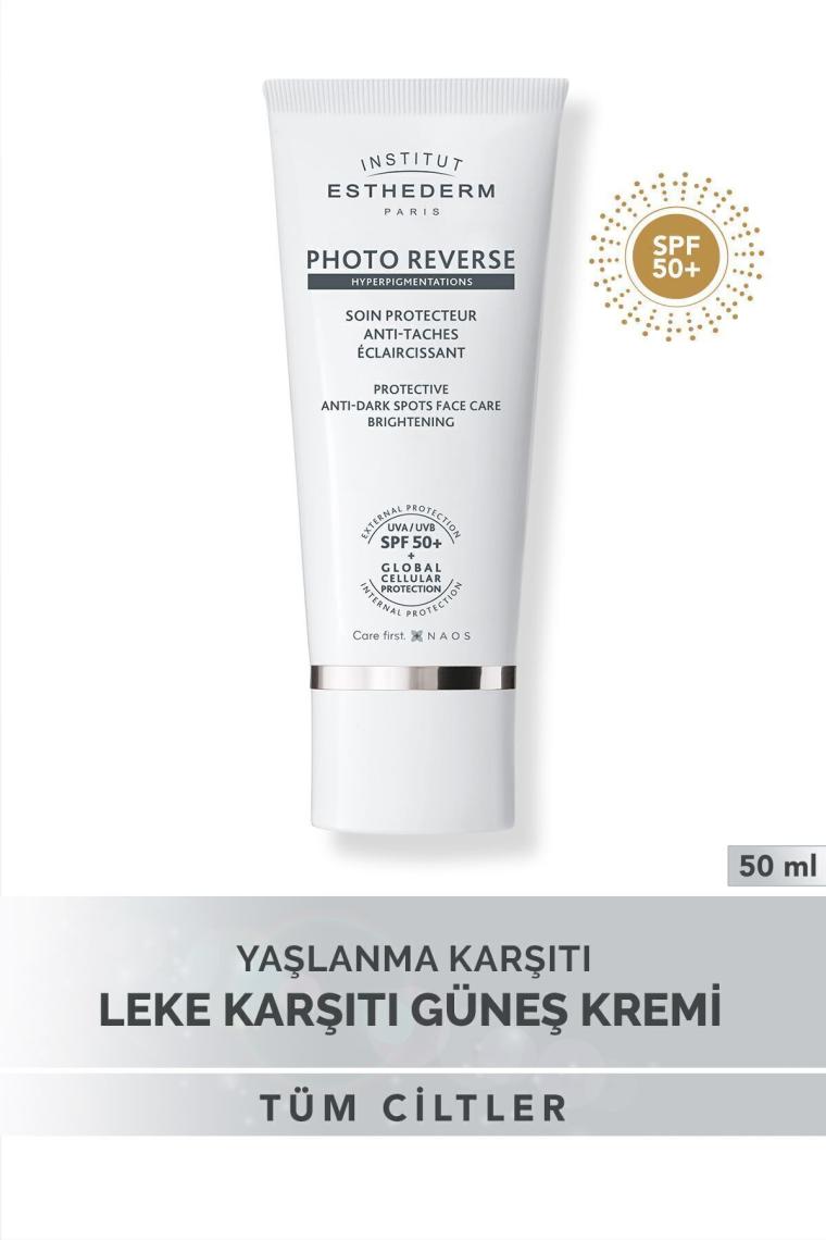 Photo Reverse Leke Karşıtı UVA/UVB SPF50+ Yüksek Korumalı Güneş Kremi 50ML