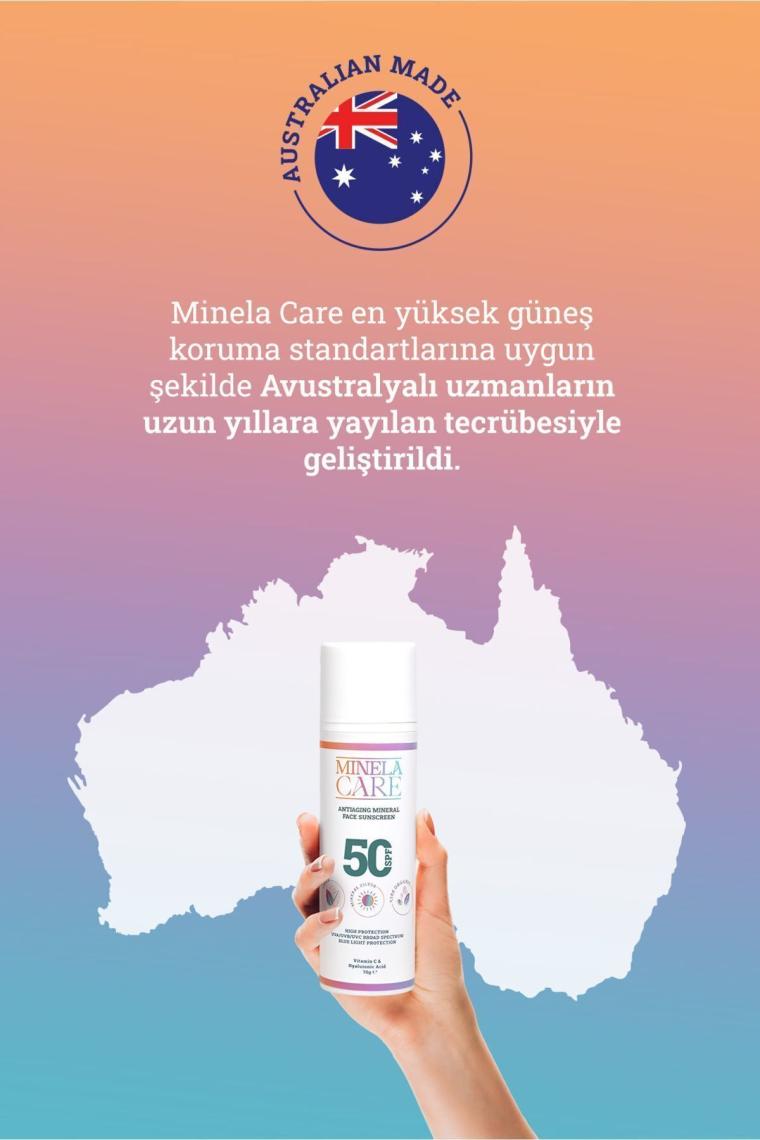 Leke Ve Yaşlanma Karşıtı Vitamin C Organik Mineral Filtreli Yüz Güneş Kremi Spf 50 70gr