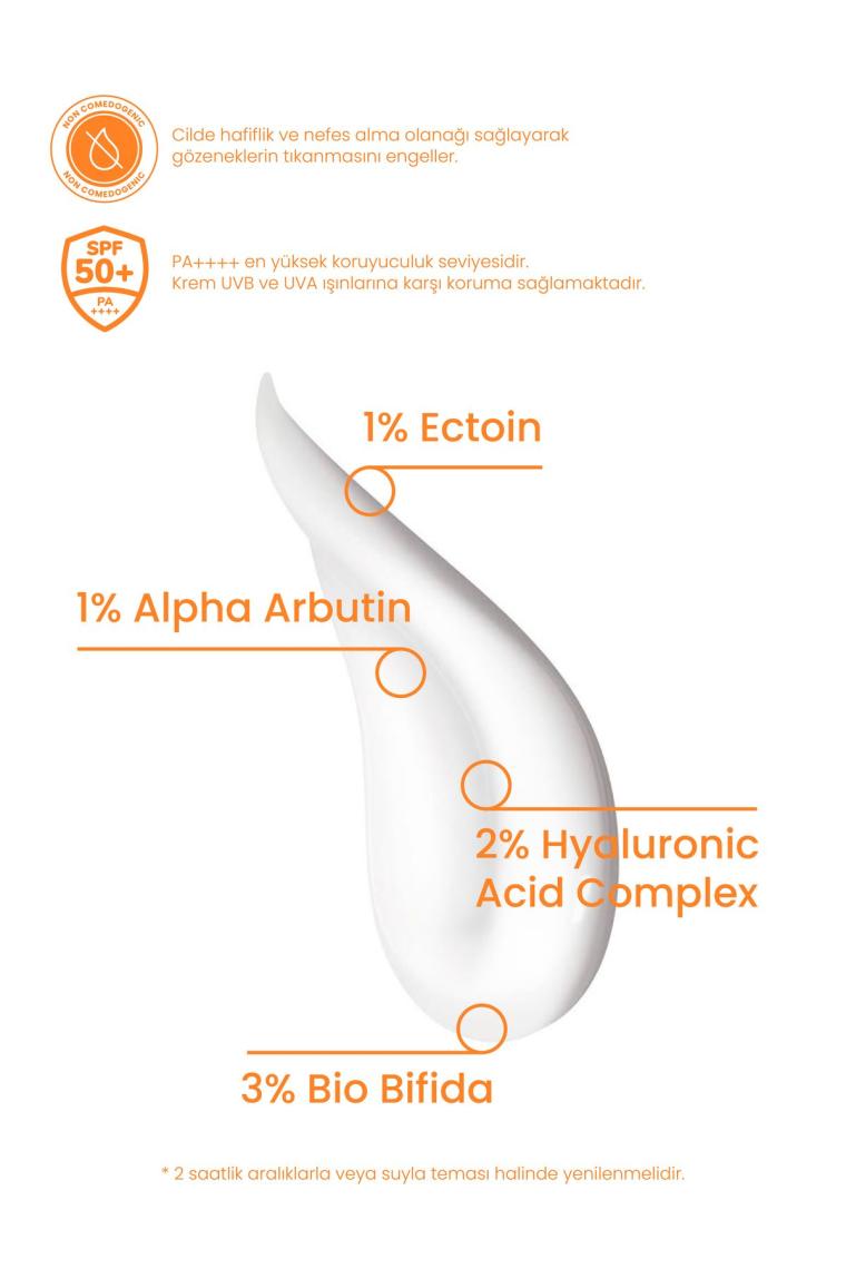Cosmogenesis Labs Yüksek Koruma 50+ Spf Yüz ve Vücut Güneş Kremi Vegan Kore Filtre Nemlendirici Leke Karşıtı 50 ml