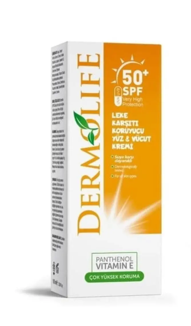 DermoLife Leke Karşıtı İçin Güneş Kremi +50 SPF