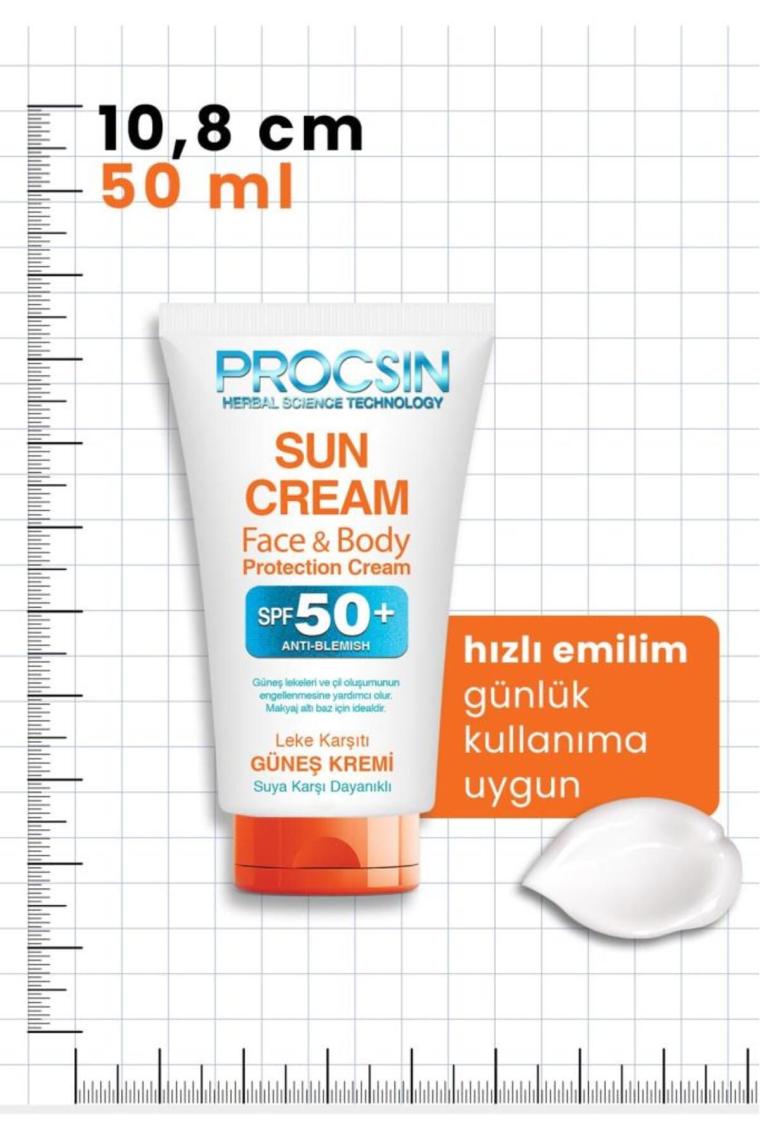 Procsın Güneş Kremi (50 ml * 3 Adet) Fırsat Paketi
