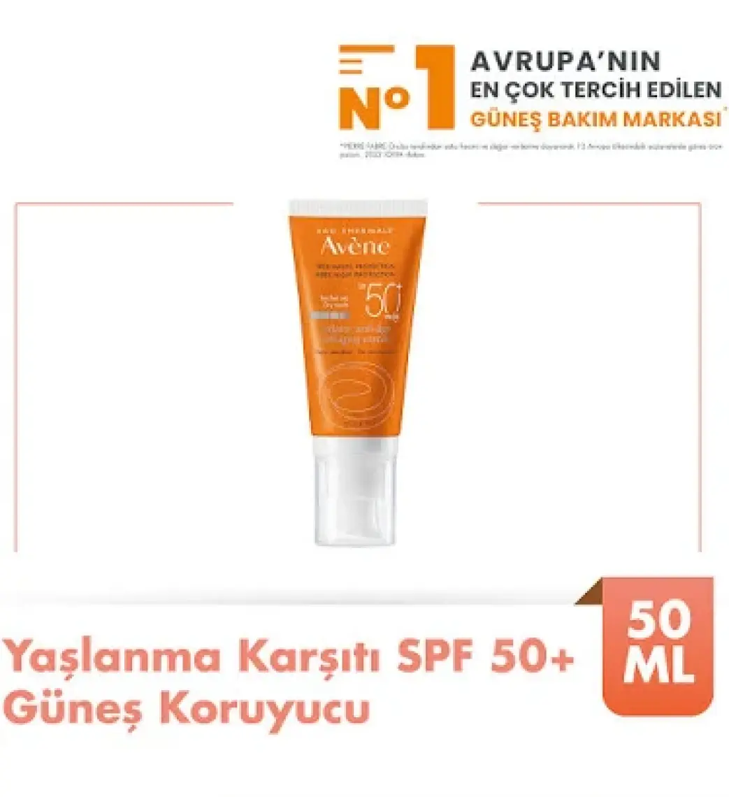 Avene Solaire Anti-Age SPF 50+ Yaşlanma Karşıtı Güneş Kremi 50 ml