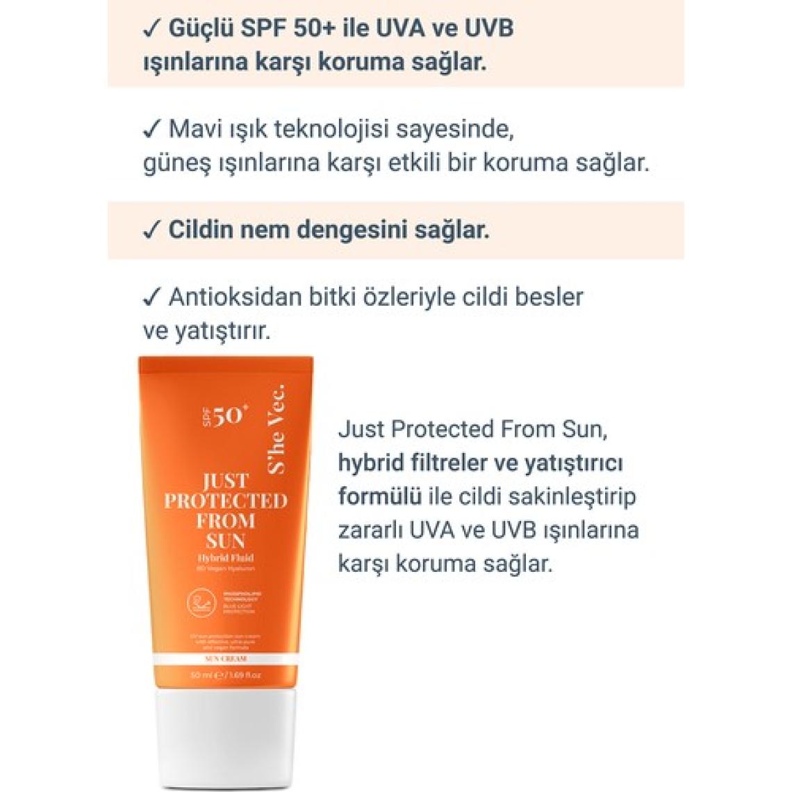 She Vec Just Protected From Sun - Güneş Koruyucu