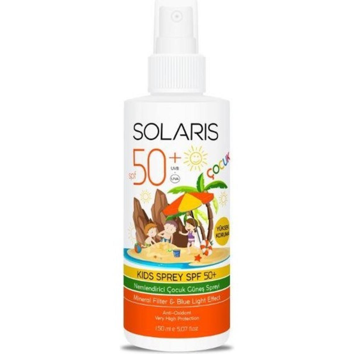 Solaris Güneş Kremi Leke Karşıtı Spf 50+ (50 Ml) ve Çocuk Güneş Kremi Sprey Spf 50+ Yüksek Koruma (150 Ml)
