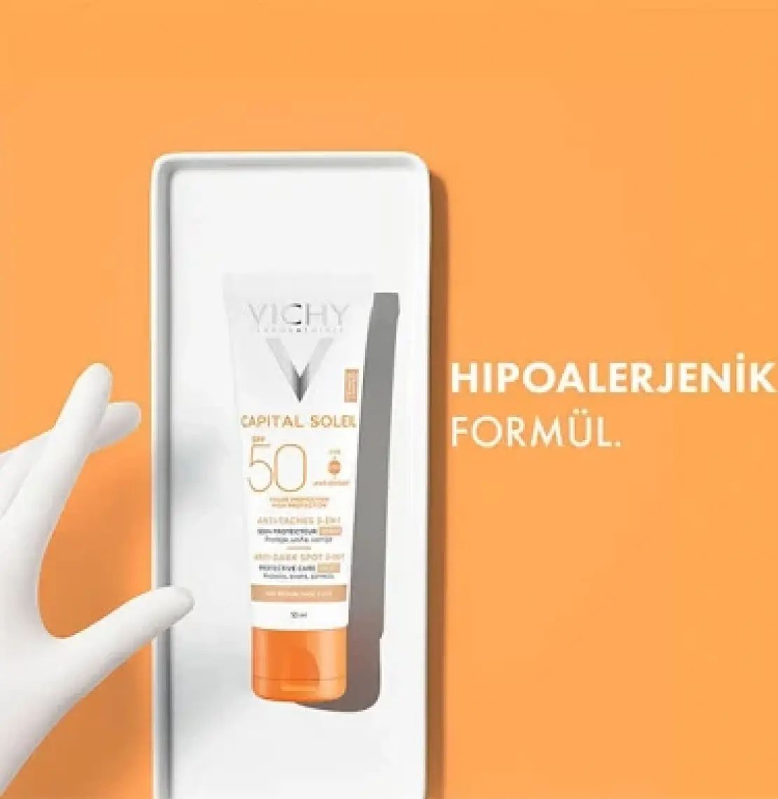 Vichy Capital Soleil Leke Karşıtı Güneş Koruyucu SPF50+ Tüm Ciltler İçin