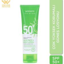 Watsons Protect. Aloe Face&bodylotıon SPF50 100ML