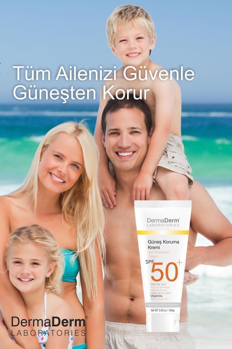 Doğal Güneş Koruma Kremi Spf 50 Faktör 100gr
