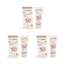 DermaDerm Güneş Kremi Spf 50 | Yüksek Uva/uvb Koruma | Yeni Üretim 100 gr 3 Adet