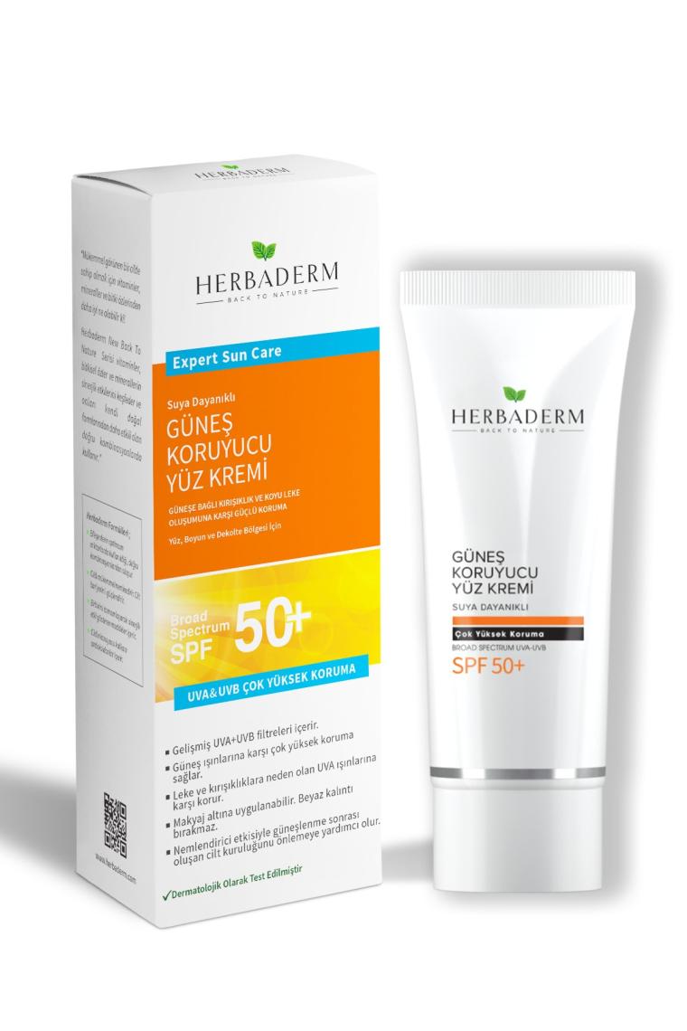 Güneş Koruyucu 50 Spf Yüz Kremi 75 ml