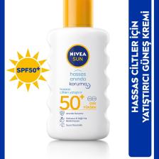 Sun Güneş Kremi Spf 50 Hassas Anında Koruma 200 ml Sprey,çok Yüksek Güneş Koruyucu