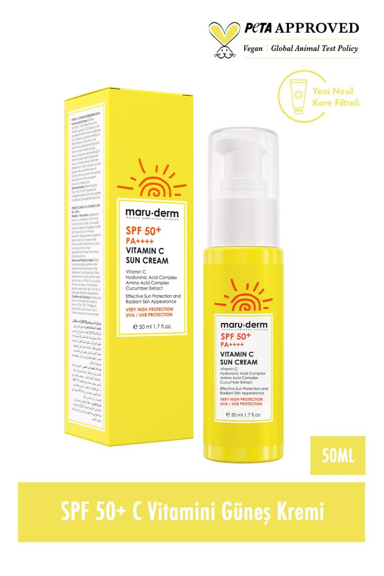 Güneş Kremi | Yeni Formül 2025 | Spf 50 C Vitamini Güneş Kremi 50 ml | Yeni Nesil Kore Filtreleri
