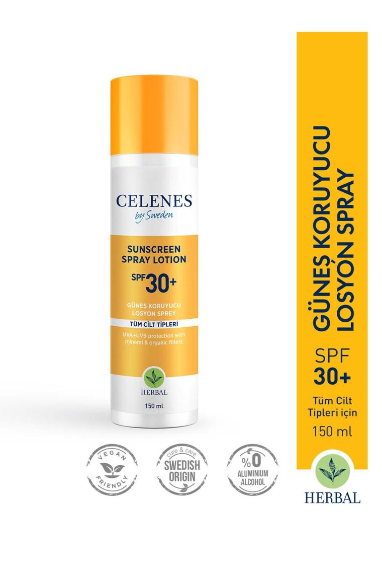 Güneş Koruyucu Losyon Sprey Spf+30 150 ml