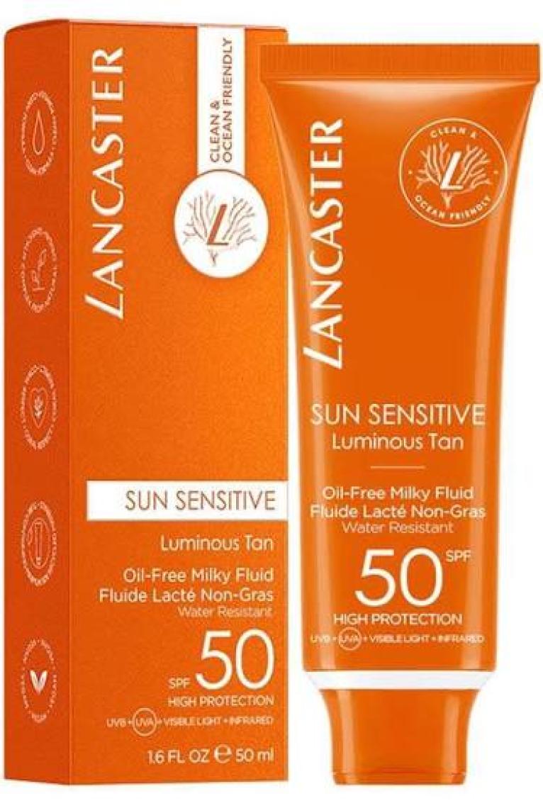 Lancaster Sun Delicate Skin Face Protection Güneş Kremi  SPF50 50 ml
