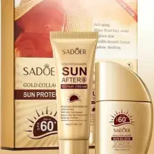 Sadoer Altın Kolajen Güneş Koruma Kremi Seti - Spf 60+ (2 Parça)