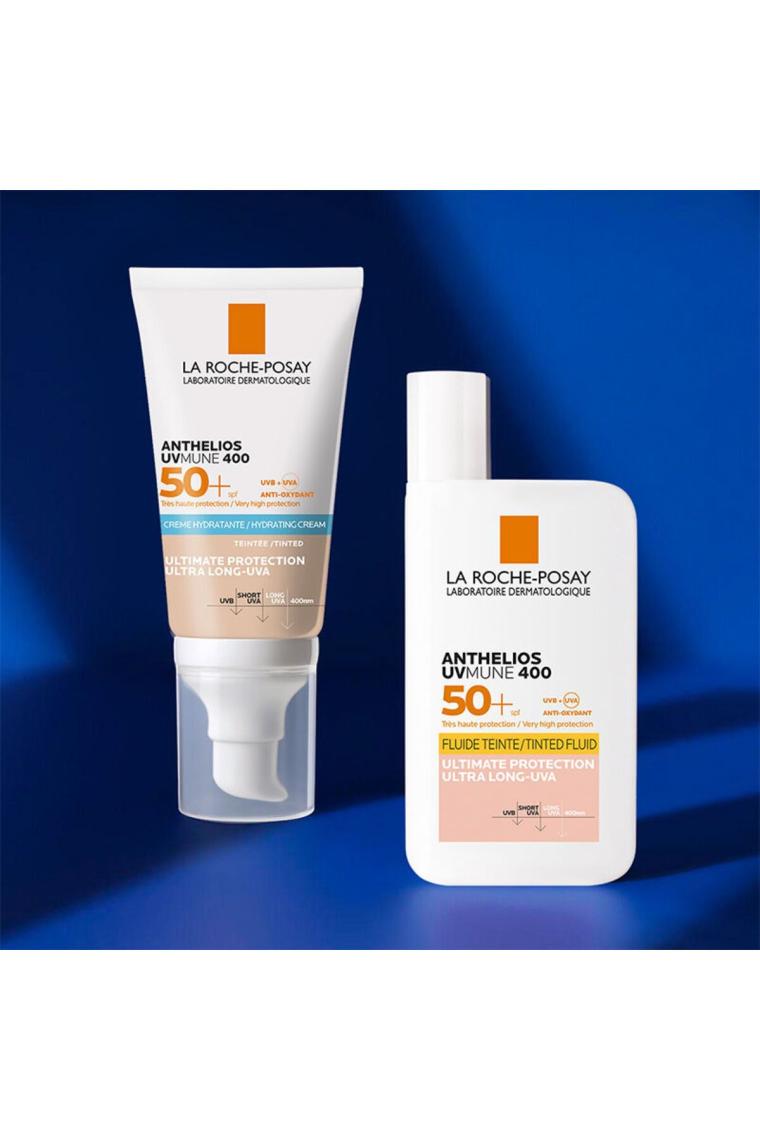 Anthelios Uvmune 400 Spf 50+  Renkli Güneş Kremi50 ml- Kuru, Kızarık ve Hassas Ciltler İçin