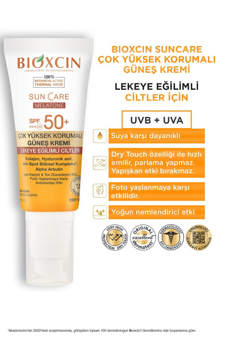 Sun Care Lekeye Eğilimli Ciltler Için Çok Yüksek Korumalı Güneş Kremi 50 Spf - Leke Ve Çil