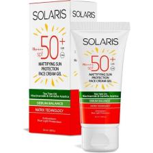 Solaris Yağlı Cilt Tipleri İçin Mat Bitişli Jel Güneş Kremi Spf 50+ 50 ml