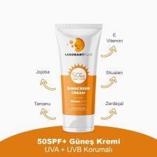 Laborant Plus Yağsız, Leke Karşıtı, Su Bazlı, 50 Spf Yüksek Koruma Yağsız Güneş Kremi 75 ml