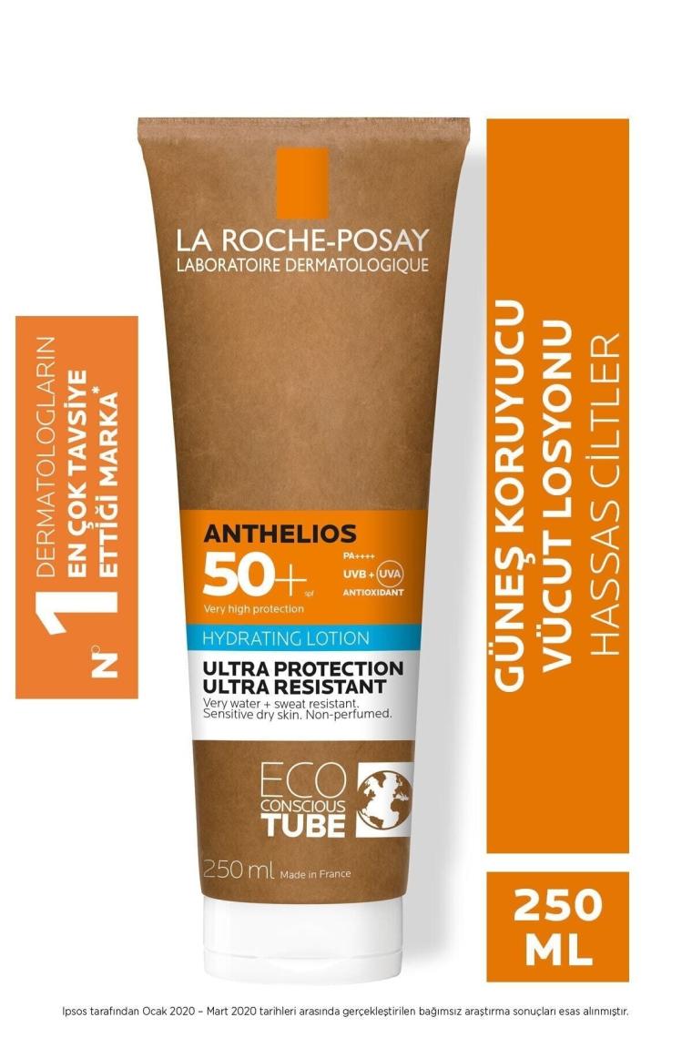 Anthelios SPF50+ Tüm Ciltler İçin Yüksek Korumalı Vücut Güneş Kremi 250ml
