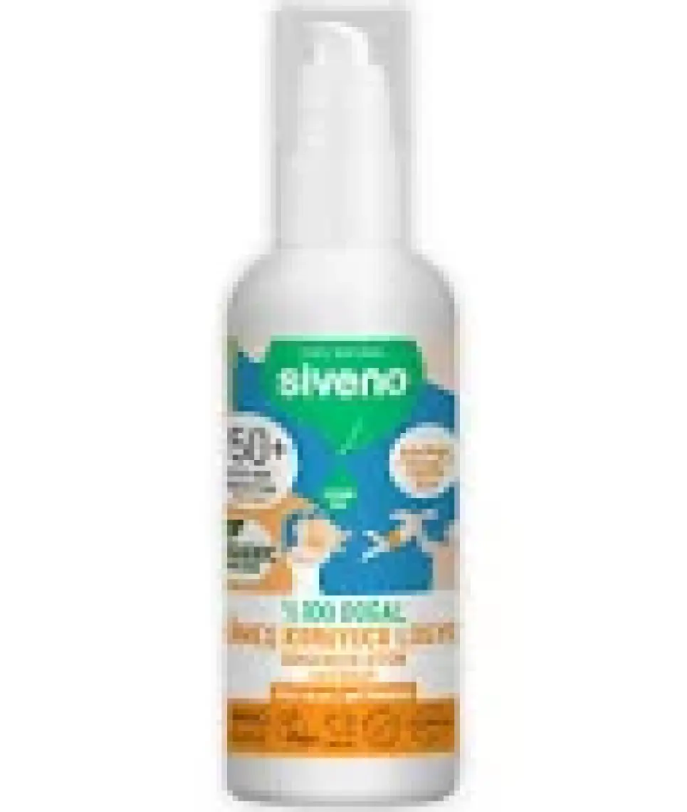 Siveno %100 Doğal ve Organik Tamanu Yağlı Güneş Losyonu Mineral Filtreli Tüm Aile Için 50 SPF 100 ml