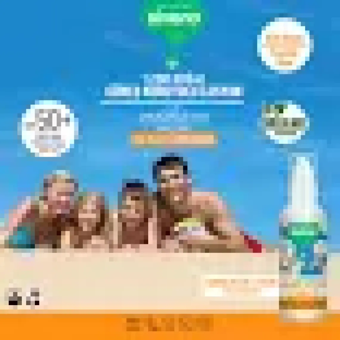 Siveno %100 Doğal ve Organik Tamanu Yağlı Güneş Losyonu Mineral Filtreli Tüm Aile Için 50 SPF 100 ml
