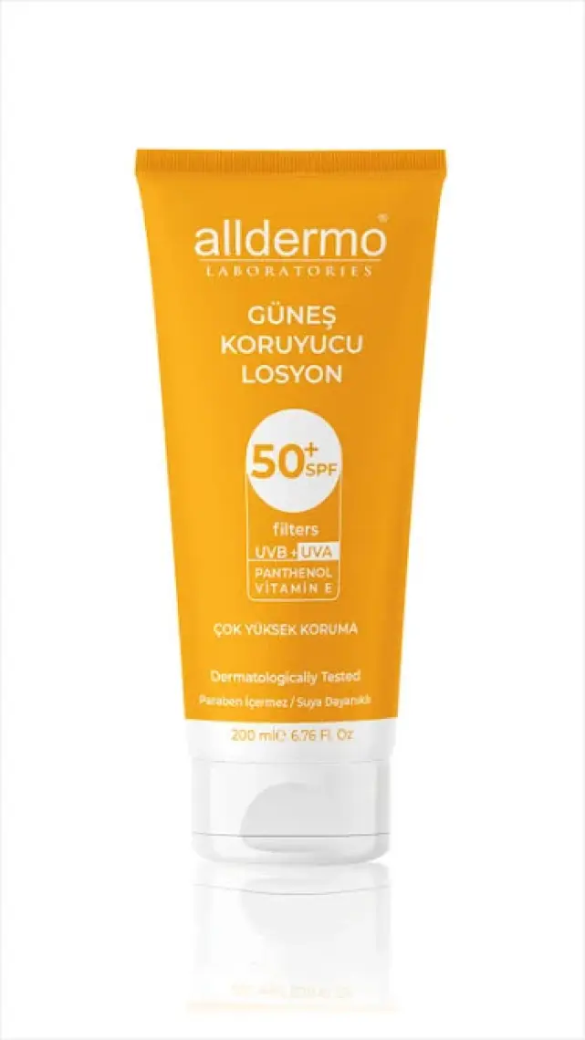 Alldermo Güneş Koruyucu Losyon SPF50+ 200 ml