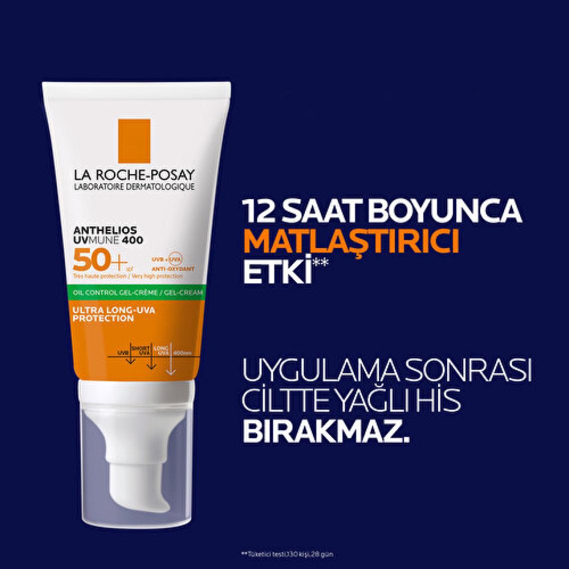 La Roche Posay Anthelios Uvmune 400 Oil Control Spf50+ Güneş Kremi 50 ml