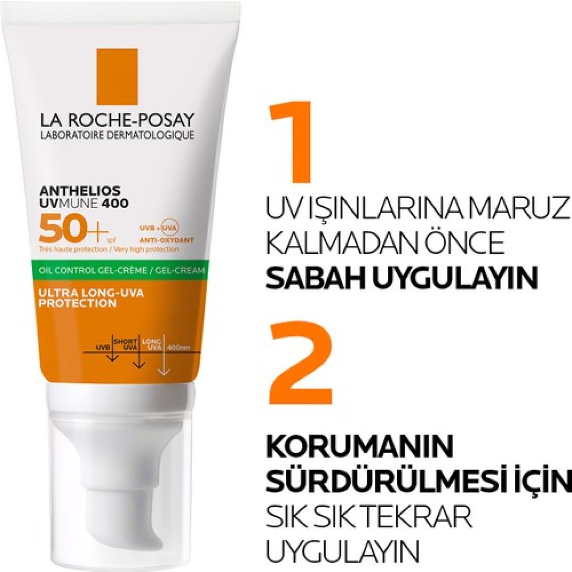 La Roche Posay Anthelios Uvmune 400 Oil Control Spf50+ Güneş Kremi 50 ml