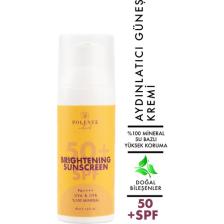 Polente Natural - 50+ Spf Brightening Sunscreen - 50+ Spf Aydınlatıcı Güneş Kremi %100 Mineral Filtre (50 Ml)