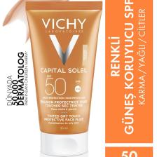 Ideal Soleil Karma Ve Yağlı Cilt Spf50 Renkli Güneş Koruyucu Emülsiyon 50ml