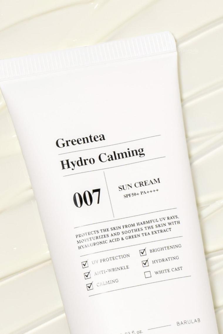 Greentea Hyrdo Calming Sun Cream - Yeşil Çaylı Kimyasal Filtreli Güneş Kremi 60ml