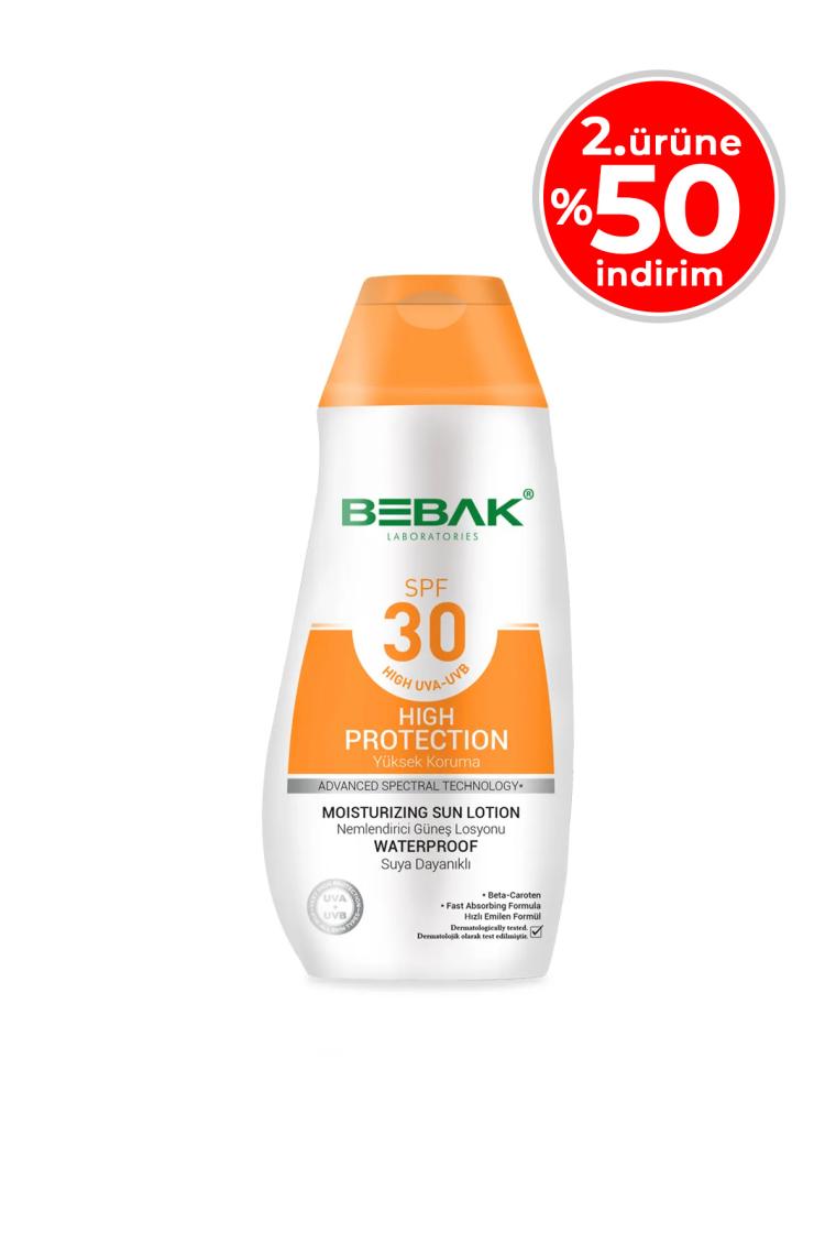 Bebak Bebak Nemlendiricili Güneş Losyonu Spf + 30  200 Ml